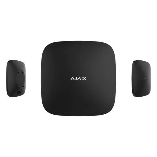 Ajax Hub 2 Plus Sort - Ethernet, Wi-Fi, og to SIM-kort (2G, 3G, 4G) - SIKSHOP