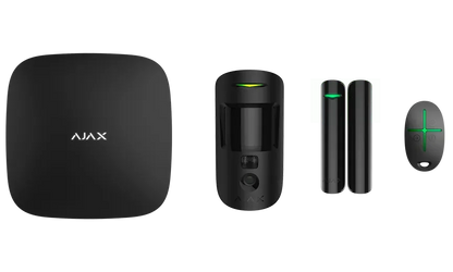 Ajax Hub2 Plus startspakke 5 med Kamera Hvid – Komplet Sikkerhedsløsning til Hjem og Virksomhed - Sikshop