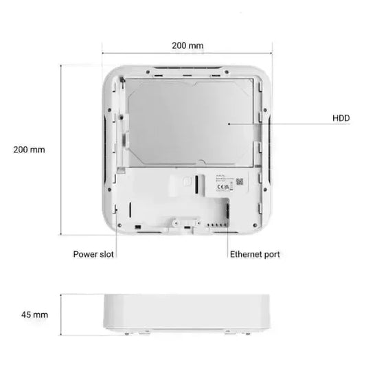 ajax-hvid-nvr-16-kanals-sikshop-54300 - SIKSHOP