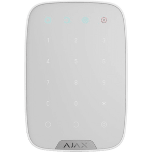 Ajax KeyPad Jeweller, hvid – Trådløst tastatur til Ajax alarm