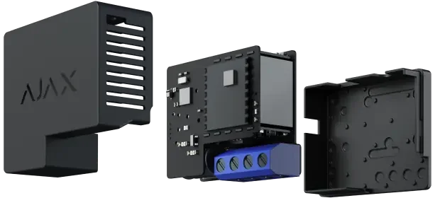 Ajax Relay – Potentialefrit-relæ til fjernstyring af 12–24V udstyr - Sikshop