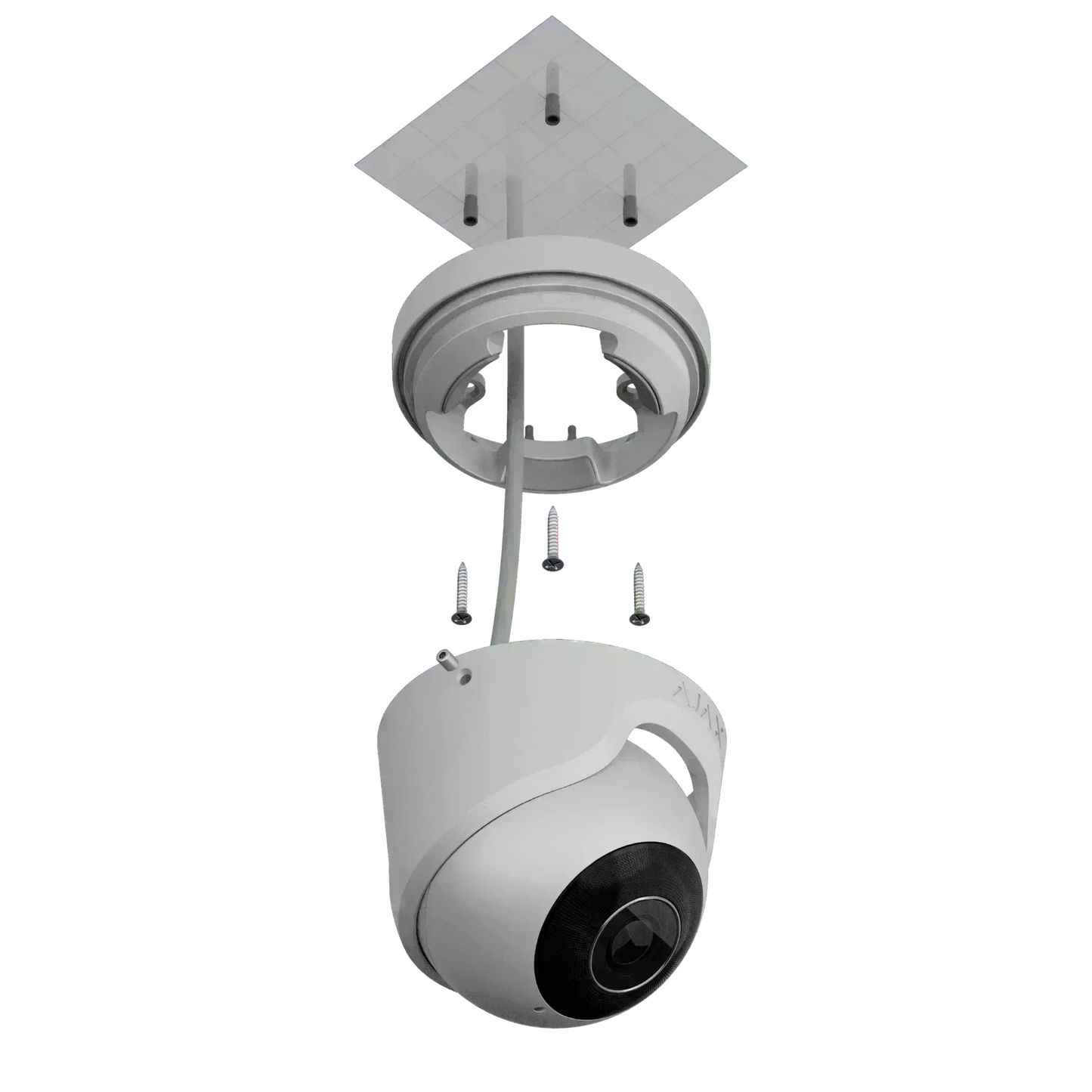 Ajax TurretCam 5 MP (Sort) – Intelligent Overvågning med Skarphed og Sikkerhed - Sikshop