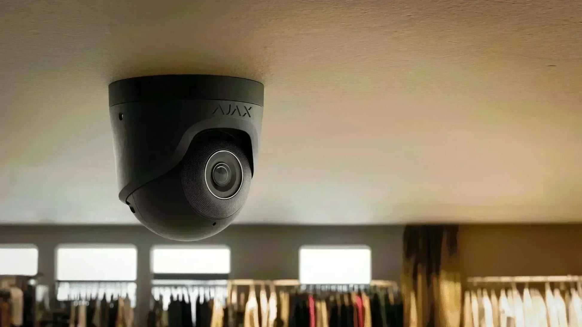 Ajax TurretCam – 8 MP, AI-genkendelse, 35m IR-lys, Hvid - SIKSHOP