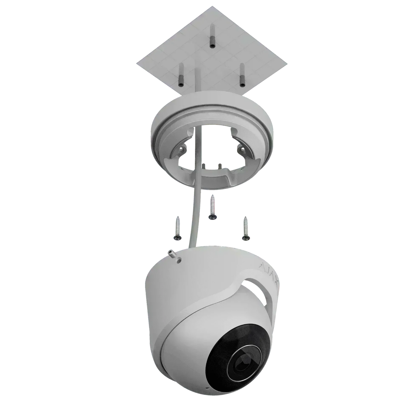 Ajax TurretCam – 8 MP, AI-genkendelse, 35m IR-lys, Sort - SIKSHOP