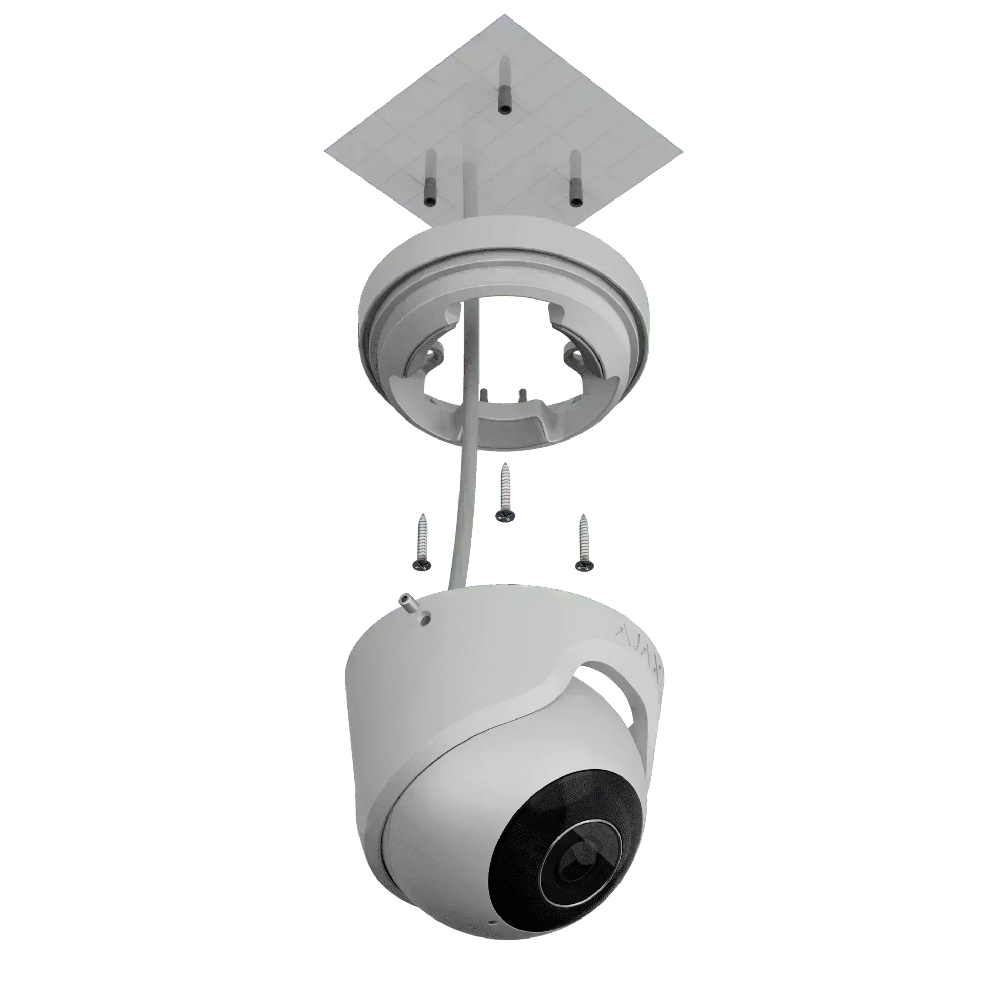Ajax TurretCam – 8 MP, AI-genkendelse, 35m IR-lys, Sort - SIKSHOP