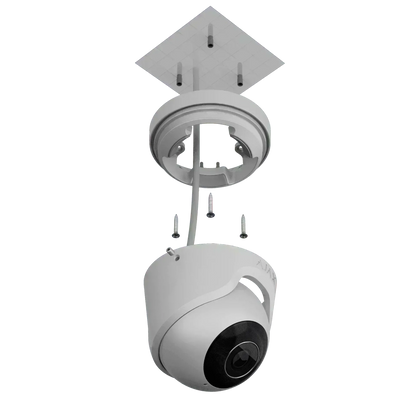 Ajax TurretCam – 8 MP, AI-genkendelse, 35m IR-lys, Sort - SIKSHOP