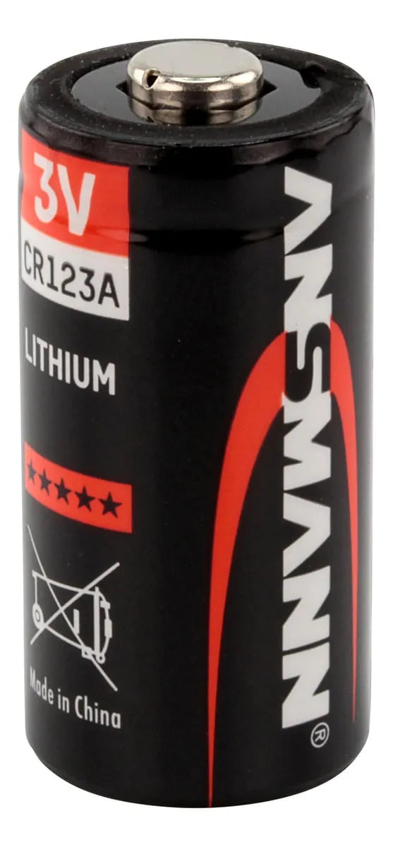 Ansmann CR123A Lithium-batteri 3V – Til kamera, sensor og industri - Sikshop