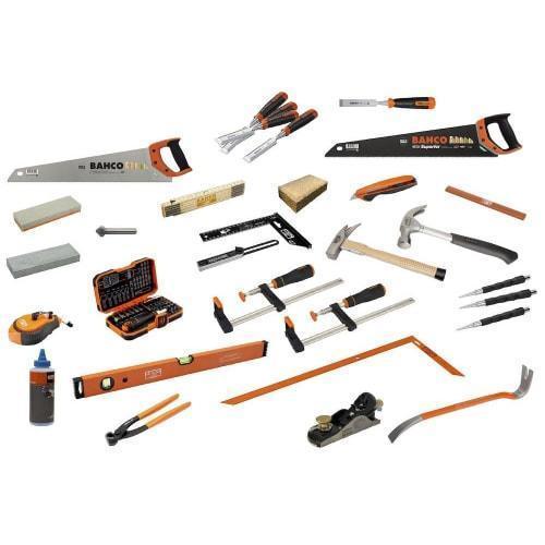 Bahco Begyndersæt til Tømrere – 31 Dele for Perfekt Træarbejde - Sikshop