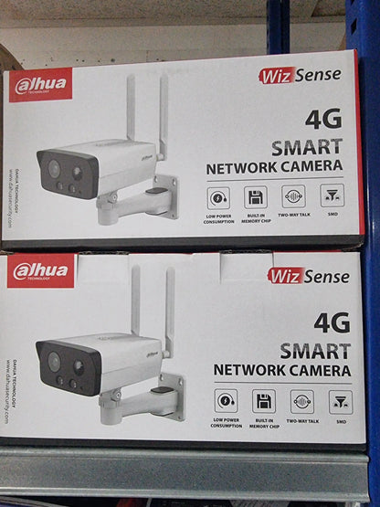 Dahua 4MP 4G Overvågningskamera med AI, PIR og IR-lys - Sikshop