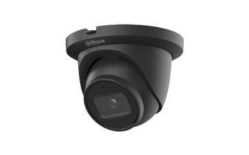 Dahua 4MP Sort Eyeball AI Kamera med 50m IR, Fast Objektiv 2.8mm, WDR 140dB, 1/1.8" Sensor, IPC-HDW5442TM-ASE-0280B-S3-BLACK - Sikshop