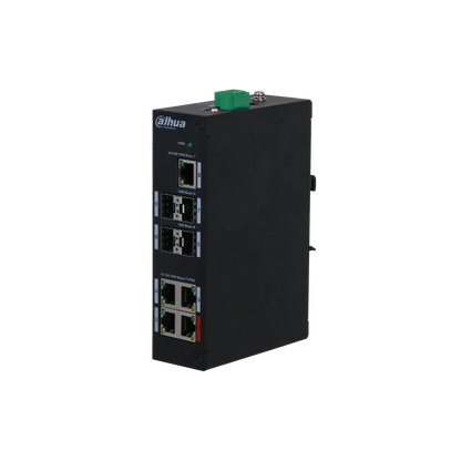 Dahua 9-Ports Gigabit Switch med 4-Ports PoE (Unmanaged) – PFS3409-4GT-96 inkl. PSU - Sikshop