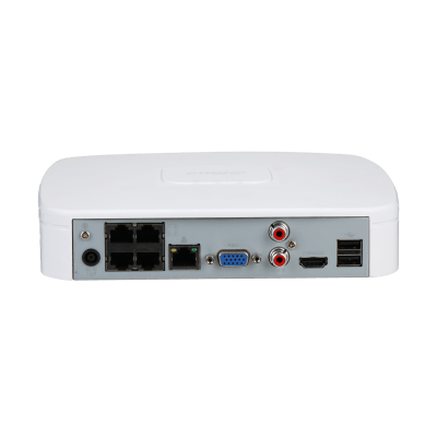 Dahua DHI-NVR4104-P-4KS3 – 4 kanals Smart 1U NVR med 4 PoE-porte - SIKSHOP