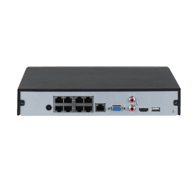Dahua DHI-NVR4108HS-8P-4KS3 – 8 Kanals Kompakt Lite NVR med PoE - SIKSHOP