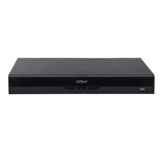 Dahua DHI-NVR5208-8P-EI - 8 Kanal NVR, 8 PoE, 2 HDD, WizSense AI til Videoovervågning - SIKSHOP