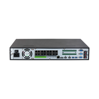 Dahua DHI-NVR5432-16P-EI – 32 kanals NVR med 16 PoE og 4 Harddisk pladser - Sikshop