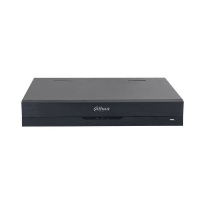 Dahua DHI-NVR5464-16P-EI - 64 Kanaler NVR, 16 PoE, 4 HDD, WizSense AI til Videoovervågning - SIKSHOP