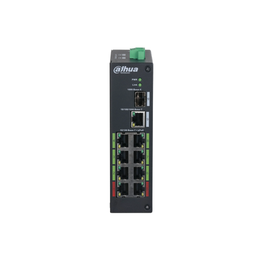 Dahua LR2110-8ET-120 – 8 Port ePoE Switch inkl. strømforsyning - SIKSHOP