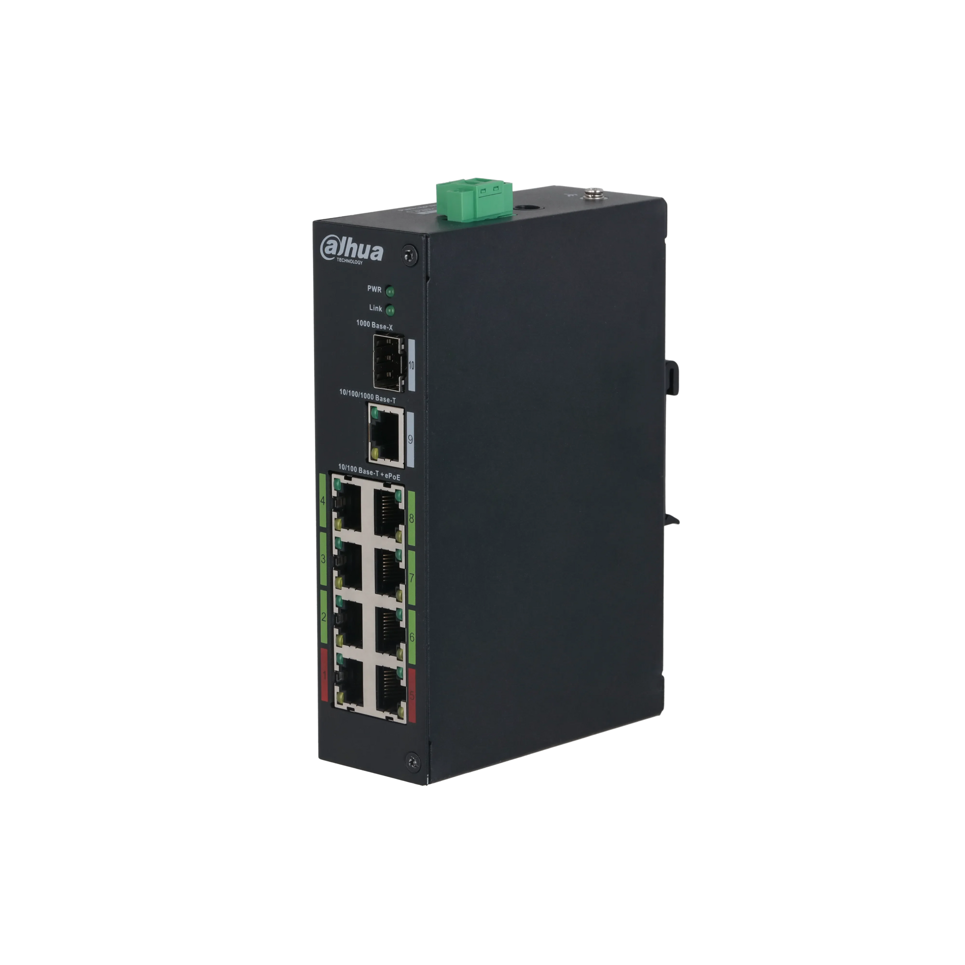 Dahua LR2110-8ET-120 – 8 Port ePoE Switch inkl. strømforsyning - SIKSHOP