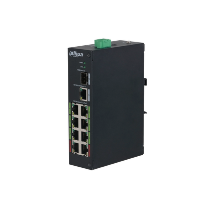 Dahua LR2110-8ET-120 – 8 Port ePoE Switch inkl. strømforsyning - SIKSHOP