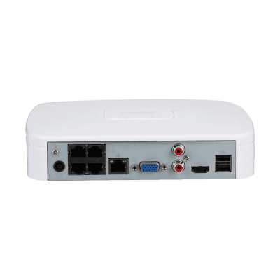 Dahua NVR DHI-NVR4104-P-EI - 4 Kanaler, 4 PoE, WizSense AI til Videoovervågning - SIKSHOP