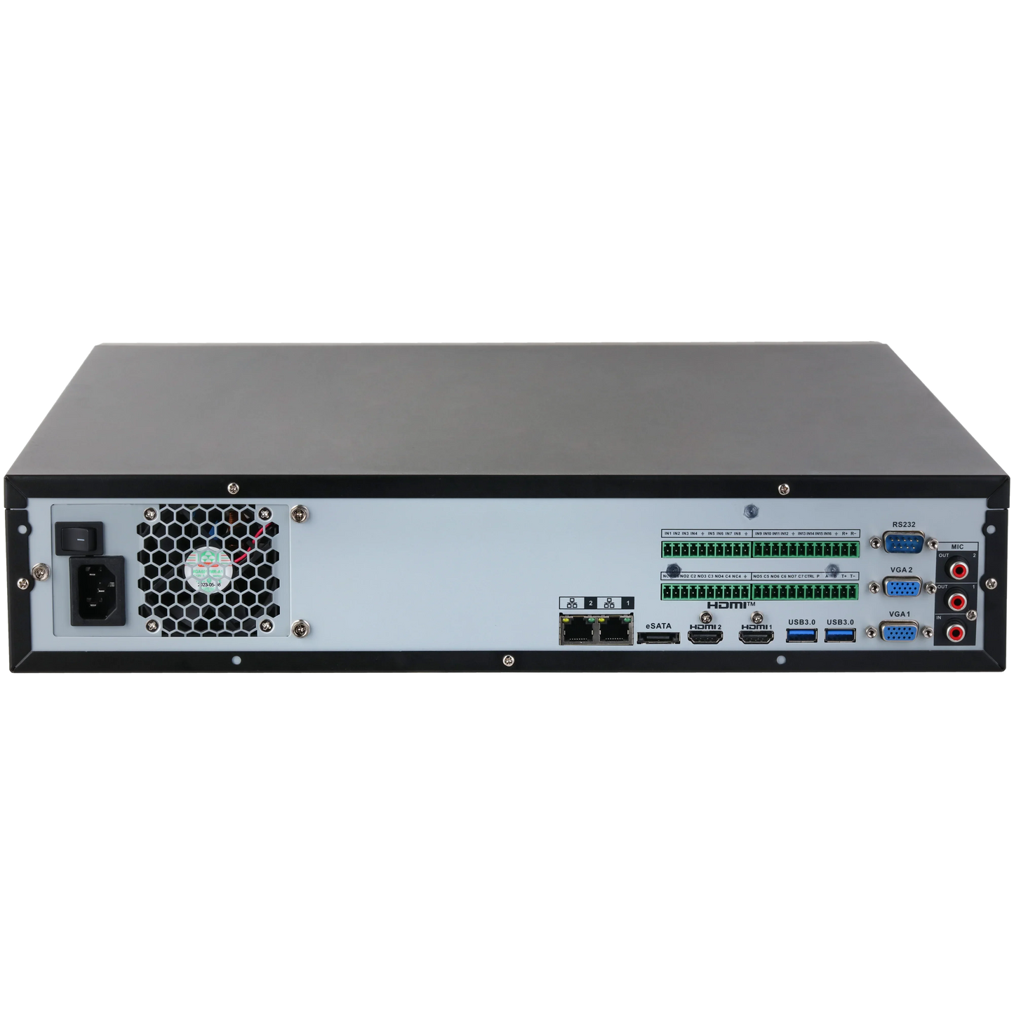 Dahua NVR5864-XI Netværksoptager – 64 kanaler, 8 HDD, AI & RAID - Sikshop