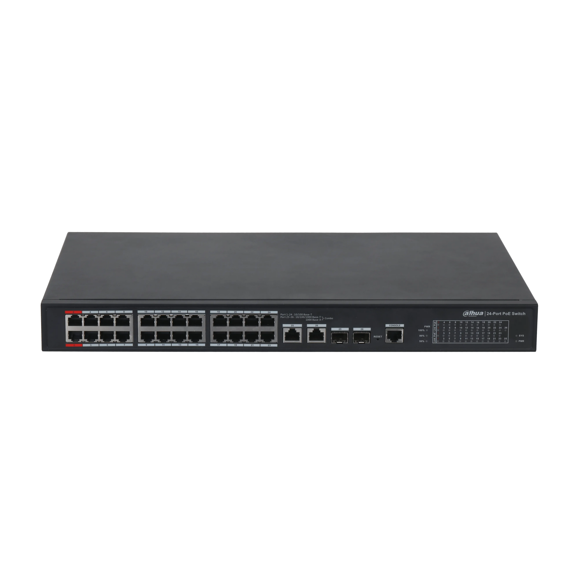 Dahua PFS4226-24ET-360-V3 – 26-Port Managed Desktop PoE Switch - SIKSHOP
