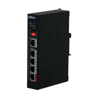 Dahua PFT1500 – 5-Port PoE Extender med 4-Port PoE Out & 1-Port Gigabit PoE In - Sikshop