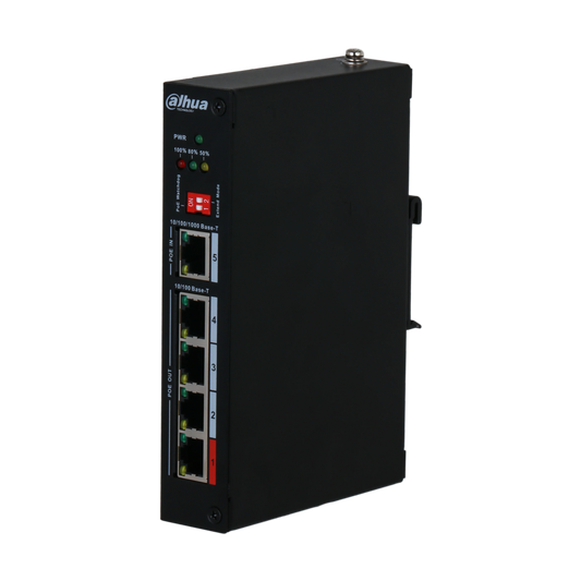 Dahua PFT1500 – 5-Port PoE Extender med 4-Port PoE Out & 1-Port Gigabit PoE In - SIKSHOP