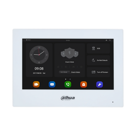 Dahua VTH5321GW-W 7” Android IP-indendørs skærm – Hvid - SIKSHOP