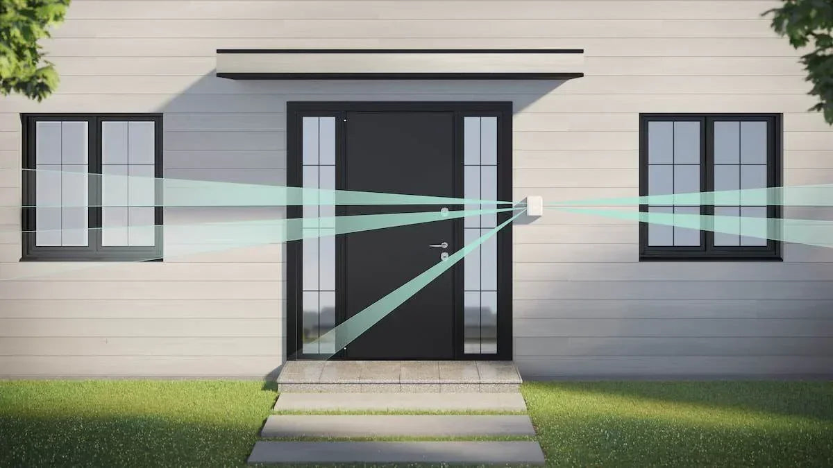 Ajax DualCurtain Outdoor – Professionel Udendørs Bevægelsesdetektor til Perimetersikring - Sikshop