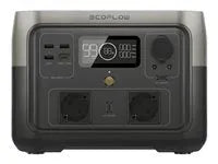 EcoFlow RIVER 2 Max – Kraftfuld og Bærbar Strømstation med 512 Wh og Wi-Fi/Bluetooth - SIKSHOP