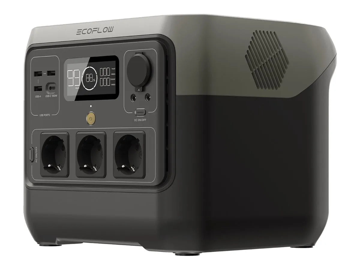 EcoFlow RIVER 2 Pro – Kraftfuld Transportabel Strømstation med 768Wh og Wi-Fi/Bluetooth - SIKSHOP
