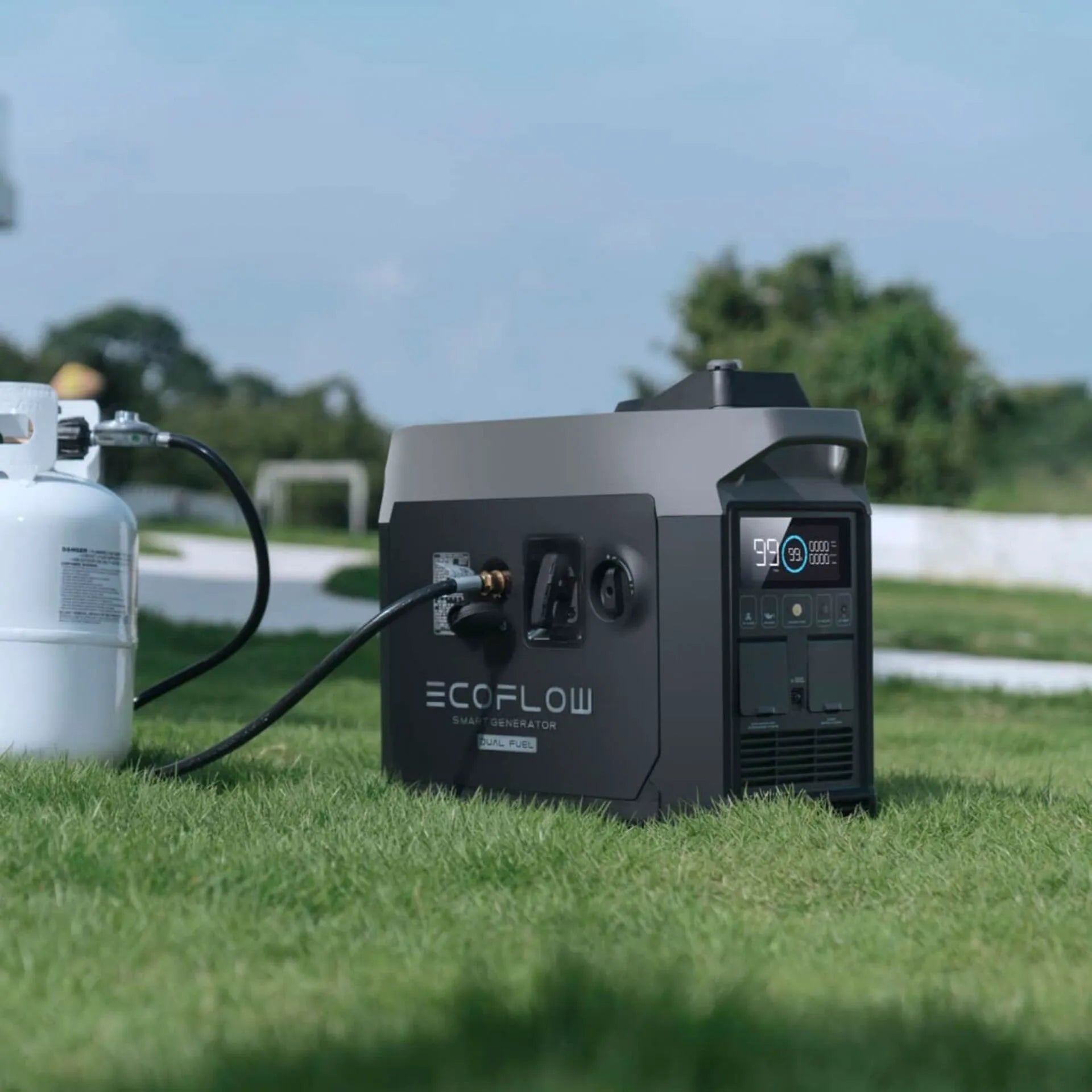EcoFlow Smart Dual Fuel Generator – Kraftfuld og Alsidig Backup-strømløsning til Udendørs Brug - SIKSHOP