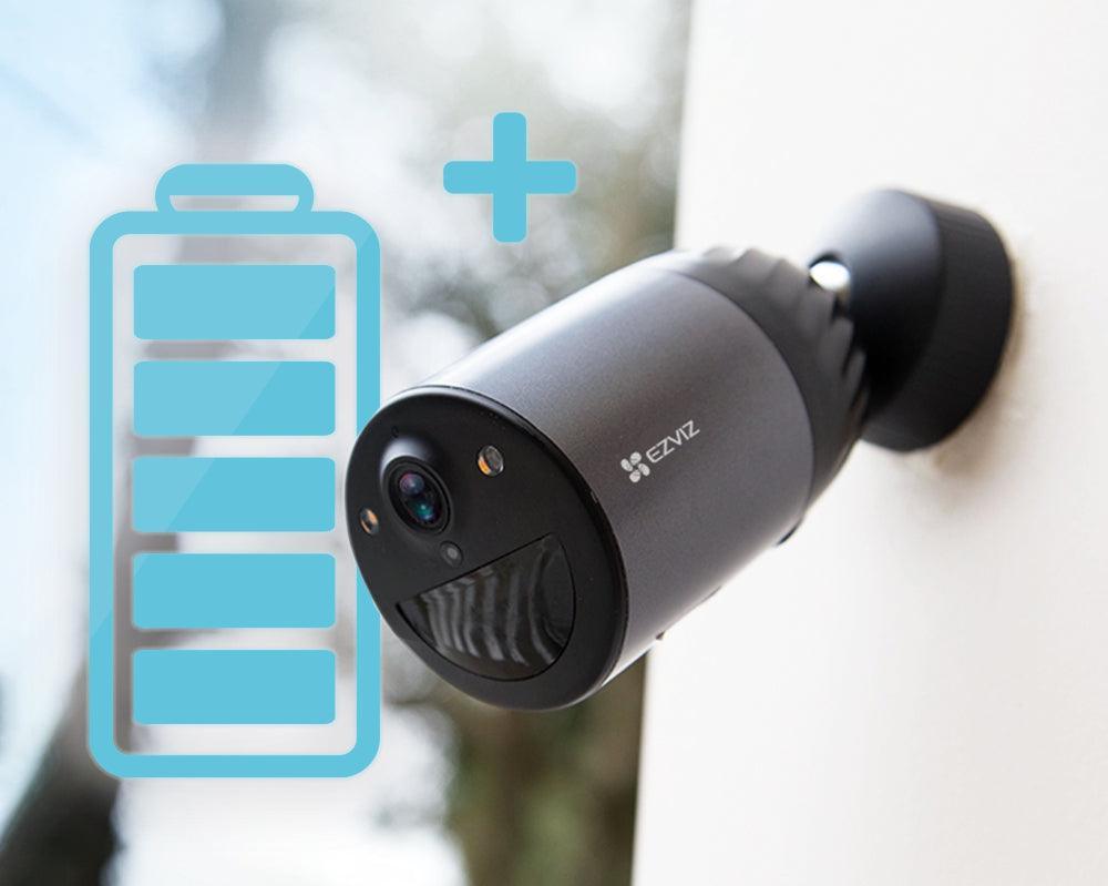 EZVIZ RGRAP6260(G)/BC1C/PS – Udendørs IP-kamera med solcelle oplader - Sikshop