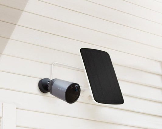EZVIZ RGRAP6260(G)/BC1C/PS Udendørs IP Kamera med Solcelle Oplader - 1080p, Natvision, og Ajax Integration - SIKSHOP