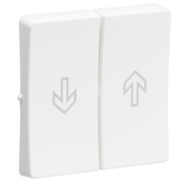 Fuga Tangent/Afdækning til Jalousi Afbryder, Hvid, Ny Type, 16A - SIKSHOP