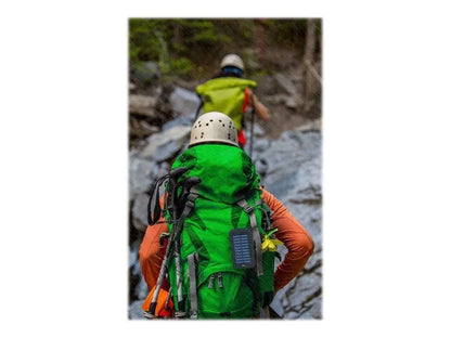 Goobay udendørs PowerBank 8.0 – Solarstrømbank 8000 mAh, Sort