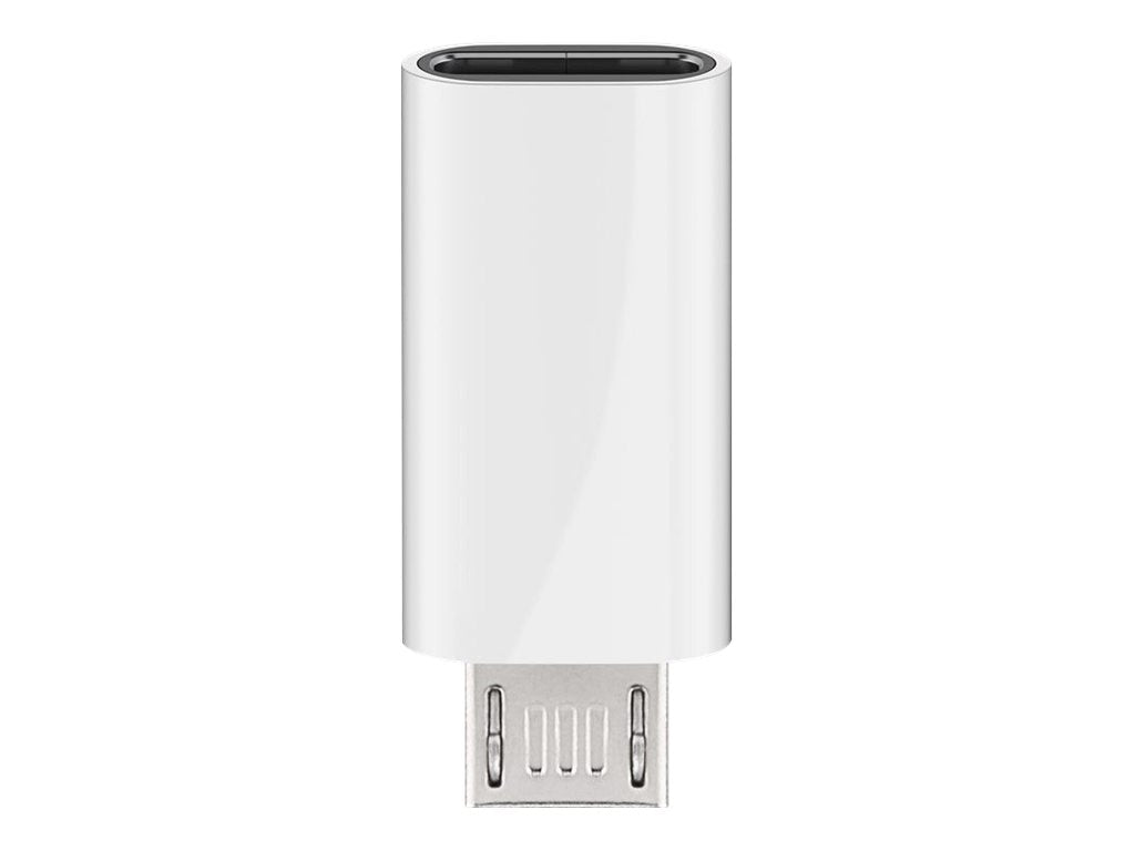 Goobay USB-C Adapter – Micro-USB Han til USB-C Hun, Hvid