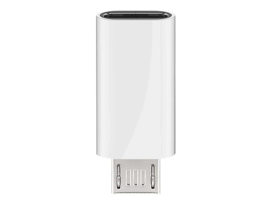Goobay USB-C Adapter – Micro-USB Han til USB-C Hun, Hvid