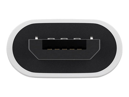 Goobay USB-C Adapter – Micro-USB Han til USB-C Hun, Hvid