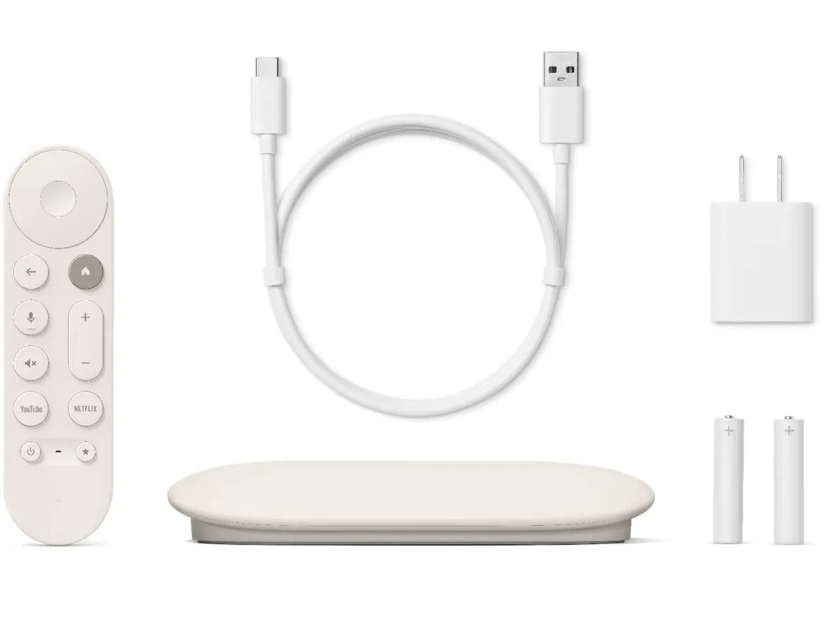 Google TV Streamer 4K – 32 GB – Hvid - Sikshop