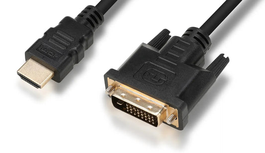 HDMI til DVI kabel 1,5m – digital videoforbindelse i høj kvalitet - SIKSHOP