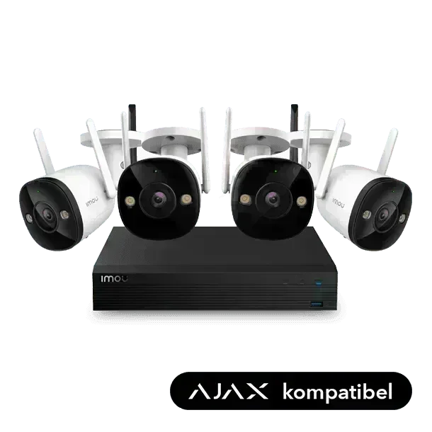 IMOU Trådløst Videosæt med 4 Kameraer og 1TB Harddisk – Plug & Play - Sikshop