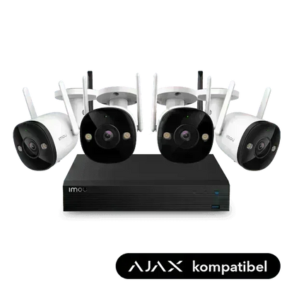 IMOU Trådløst Videosæt med 4 Kameraer og 1TB Harddisk – Plug & Play - Sikshop