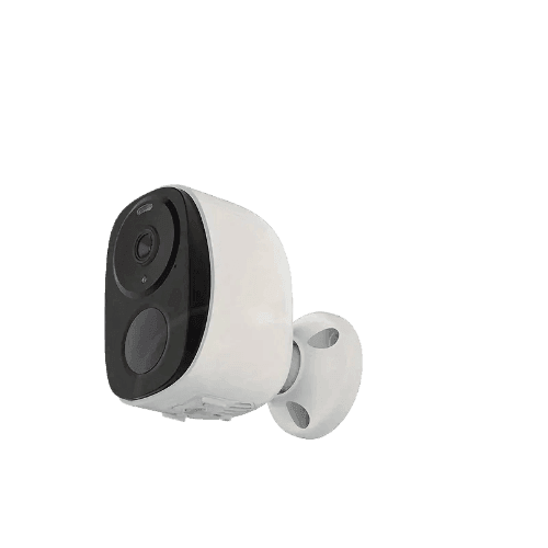 Indendørs/Udendørs Trådløst overvågningskamera i Hvid Design - Sikshop