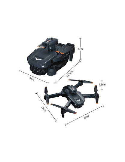JJRC H106 Mini Drone med 4K/HD Dual Kamera og Forhindringssensor - Sikshop