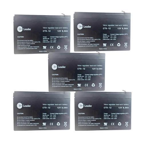 Kraftfuldt CT12-9 Blybatteri - 12V, 8,5Ah - Til Alarm, UPS Backup og Teknisk Udstyr - SIKSHOP