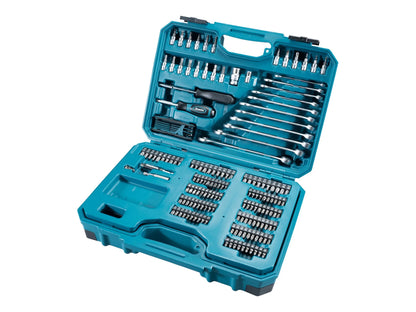 Makita E-10883 Værktøjssæt 221 Dele – Komplet sæt i robust etui - Sikshop