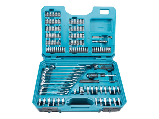 Makita E-10883 Værktøjssæt 221 Dele – Komplet sæt i robust etui - SIKSHOP