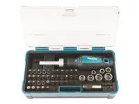 Makita Skraldeskruetrækker med Bit- og Sokkelsæt – 47 Dele i Etui - Sikshop